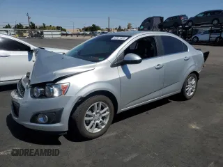 2012 Chevrolet Sonic LT with VIN 1G1JC5SH0C4144617, listed as a Copart auction lot 60861035 with 117,985 mi miles and Salvage title. Bid and sale history available at DreamBid. Image 1.