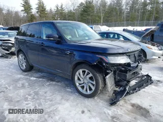2020 Land Rover Range Rover Sport HSE with VIN SALWR2SU7LA878673, listed as a IAAI auction lot 41651459 with 54,671 mi miles. Bid and sale history available at carsss.com. Image 1.