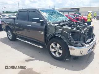 2017 Ram 1500 Big Horn with VIN 3C6RR6LT7HG530003, listed as a IAAI auction lot 42574071 with 98,476 mi miles and . Bid and sale history available at DreamBid. Image 1.