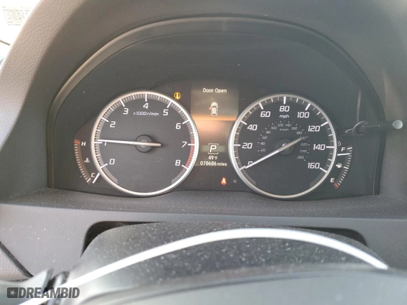 2016 Acura RDX Advance Pkg with VIN 5J8TB4H77GL010602, listed as a Copart auction lot 51518305 with 78,686 mi miles and Salvage Title. Bid and sale history available at carsss.com. Image 9.