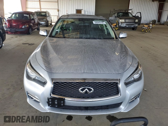 2017 Infiniti Q50 Premium с VIN JN1EV7AP8HM736591, выставлен на аукционе Copart как лот 56949185 с пробегом 52 999 миль миль и Списание • Salvage title. История ставок и продаж доступна на DreamBid. Изображение 5.