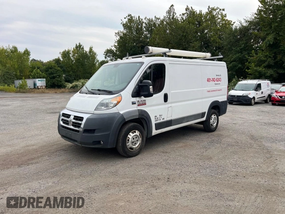2016 Ram ProMaster Cargo with VIN 3C6TRVAG6GE116730, listed as a Copart auction lot 86223894 with 214,354 mi miles and Clean Title. Bid and sale history available at DreamBid. Image 2.
