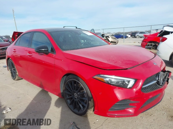 2019 Mercedes-Benz A 220 with VIN WDD3G4FB8KW018597, listed as a IAAI auction lot 41242218 with 37,144 mi miles and . Bid and sale history available at DreamBid. Image 1.