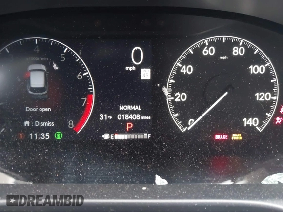 2024 Honda HR-V LX with VIN 3CZRZ2H34RM725791, listed as a IAAI auction lot 41342535 with 18,408 mi miles and . Bid and sale history available at DreamBid. Image 15.