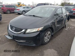 2015 Honda Civic Sedan LX with VIN 19XFB2F54FE057949, listed as a IAAI auction lot 41990069 with 174,000 mi miles. Bid and sale history available at carsss.com. Image 18.