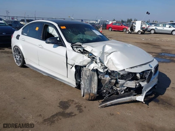 2017 BMW M3 with VIN WBS8M9C5XH5G83774, listed as a IAAI auction lot 41473471 with 91,000 mi miles. Bid and sale history available at carsss.com. Image 1.