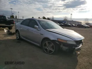 2006 Acura TL with VIN 19UUA66246A077307, listed as a Copart auction lot 47275475 with 210,384 mi miles and Salvage Title. Bid and sale history available at carsss.com. Image 4.