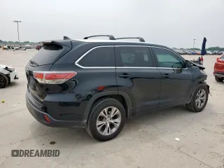2015 Toyota Highlander XLE z VIN 5TDKKRFH0FS115854, wystawiony jako Copart lot #57512785 z przebiegiem 143 923 mil mil oraz Szkoda całkowita • Salvage title. Historia ofert i sprzedaży dostępna na DreamBid. Obrazek 3.