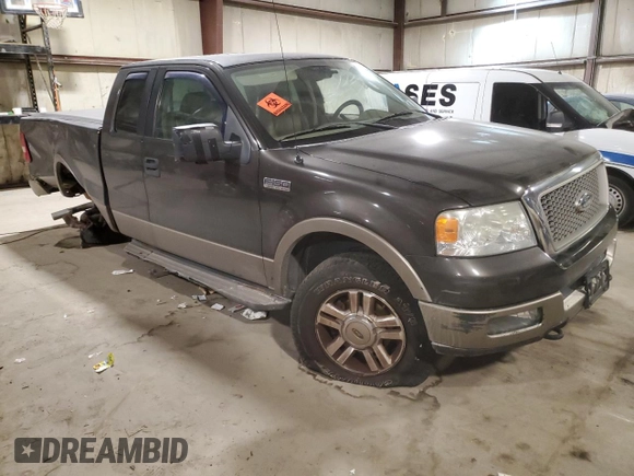 2005 Ford F-150 XLT with VIN 1FTPX14525NB56167, listed as a Copart auction lot 41902755 with 179,417 mi miles and Salvage Title. Bid and sale history available at carsss.com. Image 4.