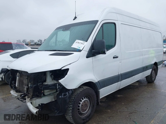 2020 Mercedes-Benz Sprinter Cargo with VIN W1W4ECHY2LT042904, listed as a IAAI auction lot 41567553 with 218,889 mi miles and . Bid and sale history available at carsss.com. Image 18.