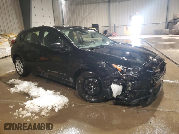 2024 Subaru Impreza with VIN JF1GUABC9R8355835, listed as a Copart auction lot 88776515 with 13,990 mi miles and Salvage Title. Bid and sale history available at carsss.com. Image 4.