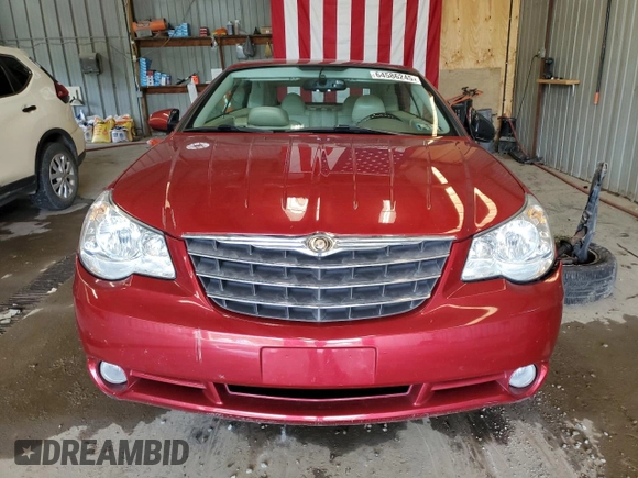 2008 Chrysler Sebring Limited с VIN 1C3LC65M88N102877, выставлен на аукционе Copart как лот 64586245 с пробегом Не указан миль и Списание • Salvage title. История ставок и продаж доступна на DreamBid. Изображение 5.