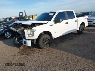 2015 Ford F-150 XL with VIN 1FTEW1CP1FKE64821, listed as a IAAI auction lot 41693457 with 134,240 mi miles. Bid and sale history available at carsss.com. Image 2.