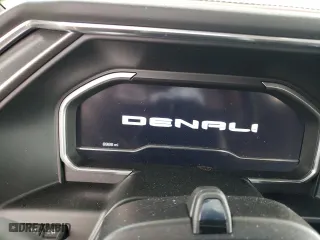 2023 GMC Sierra 1500 Denali Ultimate with VIN 1GTUUHEL0PZ318889, listed as a Copart auction lot 71713984 with 8,986 mi miles and Salvage Title. Bid and sale history available at carsss.com. Image 9.