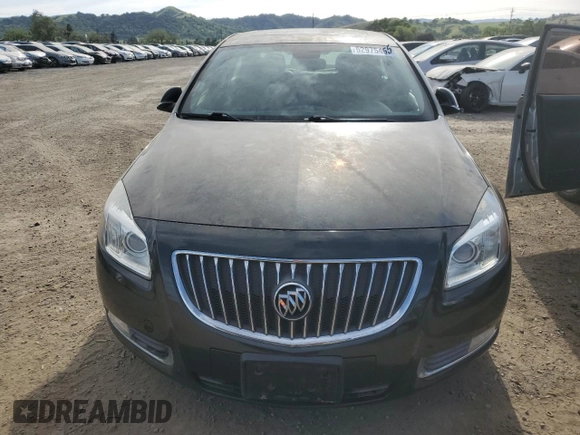 2011 Buick Regal CXL Turbo TO7 with VIN W04G15GV3B1055592, listed as a Copart auction lot 52975465 with 129,036 mi miles and Clean Title. Bid and sale history available at carsss.com. Image 5.