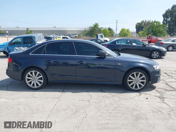 2014 Audi A4 Premium with VIN WAUBFAFL4EA083512, listed as a IAAI auction lot 42162290 with 192,786 mi miles. Bid and sale history available at carsss.com. Image 13.