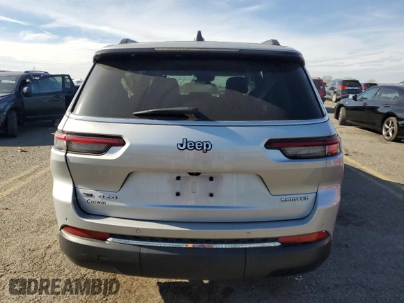 2021 Jeep Grand Cherokee Limited with VIN 1C4RJKBGXM8185112, listed as a Copart auction lot 81124324 with 72,742 mi miles and Salvage title. Bid and sale history available at DreamBid. Image 6.