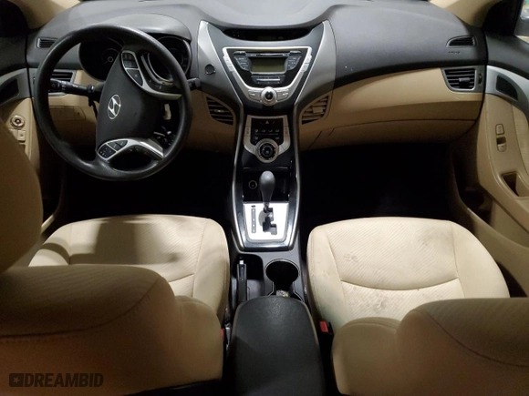 2011 Hyundai Elantra Ltd with VIN KMHDH4AE7BU146821, listed as a Copart auction lot 85974474 with 0 mi miles and Salvage Title. Bid and sale history available at carsss.com. Image 8.