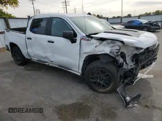 2024 Chevrolet Silverado 1500 Custom Trail Boss with VIN 3GCUDCED0RG387337, listed as a Copart auction lot 74024324 with 0 mi miles and Salvage Title. Bid and sale history available at carsss.com. Image 4.
