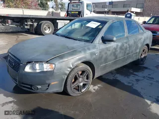 2007 Audi A4 2.0T with VIN WAUAF78E57A227567, listed as a IAAI auction lot 41192417 with 157,393 mi miles. Bid and sale history available at carsss.com. Image 2.