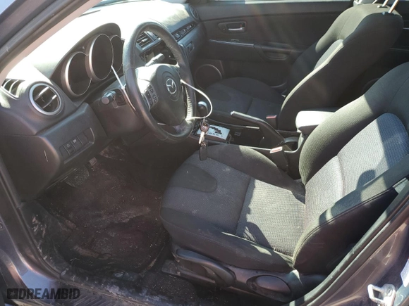2007 Mazda Mazda3 s Touring with VIN JM1BK323971754434, listed as a Copart auction lot 47765665 with 145,513 mi miles and Salvage Title. Bid and sale history available at carsss.com. Image 7.