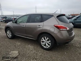 2012 Nissan Murano SV with VIN JN8AZ1MW7CW237363, listed as a Copart auction lot 43763025 with 153,415 mi miles and Salvage Title. Bid and sale history available at carsss.com. Image 2.
