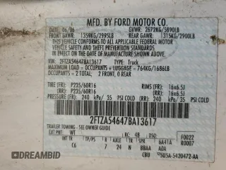 2007 Ford Freestar Cargo with VIN 2FTZA54647BA13617, listed as a Copart auction lot 52545745 with Not Provided miles and Salvage Title. Bid and sale history available at carsss.com. Image 13.