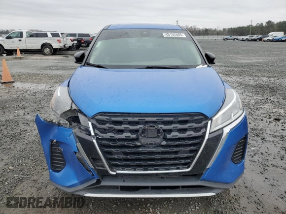 2021 Nissan Kicks S with VIN 3N1CP5BV4ML496060, listed as a Copart auction lot 48102605 with 75,766 mi miles and Salvage Title. Bid and sale history available at carsss.com. Image 5.