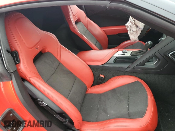 2017 Chevrolet Corvette Grand Sport 2LT with VIN 1G1YY2D79H5112303, listed as a Copart auction lot 73405874 with 23,745 mi miles and Salvage Title. Bid and sale history available at carsss.com. Image 10.