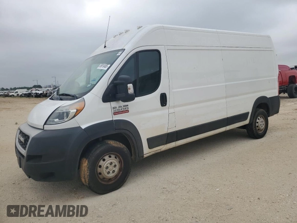 2020 Ram ProMaster Cargo with VIN 3C6TRVDG7LE101787, listed as a Copart auction lot 55619495 with 85,289 mi miles and Clean Title. Bid and sale history available at DreamBid. Image 1.