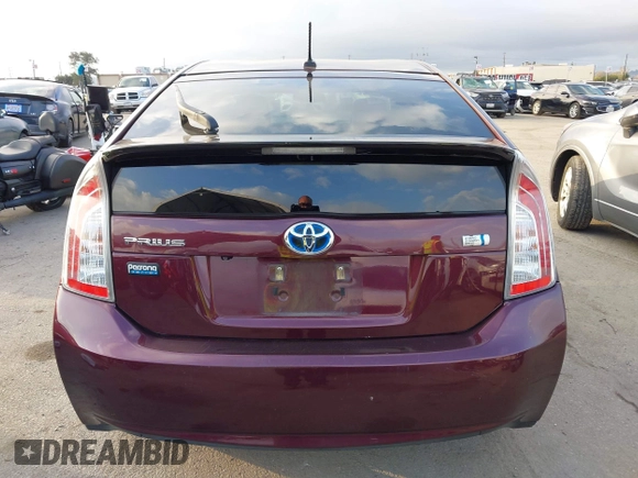 2013 Toyota Prius One with VIN JTDKN3DU5D5625589, listed as a IAAI auction lot 41527206 with 153,411 mi miles. Bid and sale history available at carsss.com. Image 16.