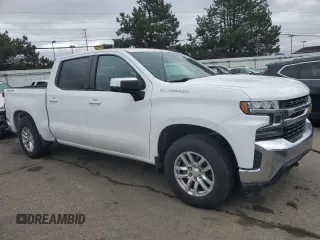 2020 Chevrolet Silverado 1500 LT with VIN 3GCUYDED3LG190079, listed as a Copart auction lot 47283485 with 124,162 mi miles and Salvage Title. Bid and sale history available at DreamBid. Image 4.
