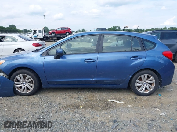 2015 Subaru Impreza Premium with VIN JF1GPAC60F8279417, listed as a IAAI auction lot 42787823 with 69,833 mi miles and . Bid and sale history available at DreamBid. Image 14.