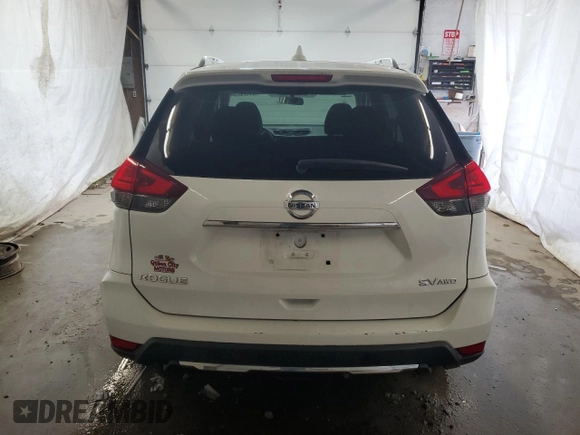 2017 Nissan Rogue SV with VIN KNMAT2MV3HP515879, listed as a Copart auction lot 61429454 with Not provided miles and Salvage title. Bid and sale history available at DreamBid. Image 6.