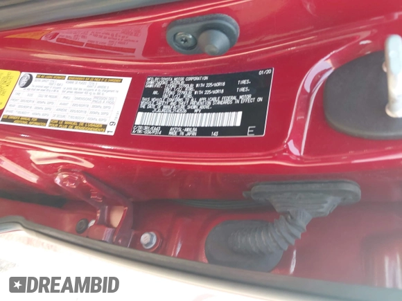 2020 Lexus NX 300h with VIN JTJGJRDZ6L2140536, listed as a IAAI auction lot 42591125 with 49,770 mi miles and . Bid and sale history available at DreamBid. Image 9.