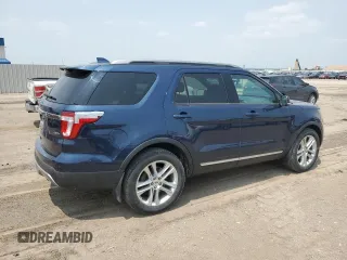 2017 Ford Explorer XLT with VIN 1FM5K8D81HGD16875, listed as a Copart auction lot 57215405 with 114,840 mi miles and Salvage title. Bid and sale history available at DreamBid. Image 3.