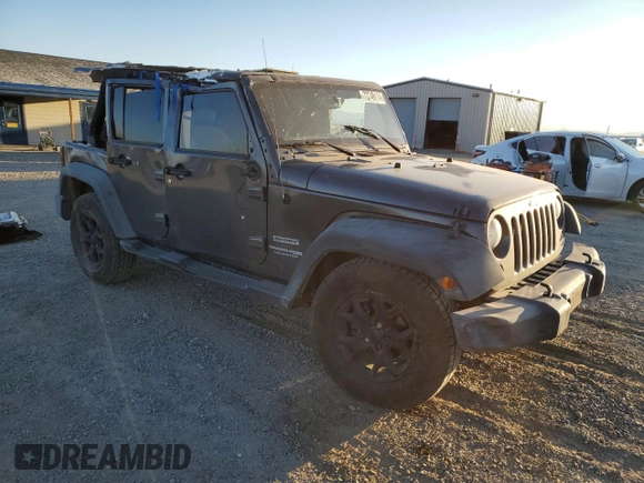 2018 Jeep Wrangler JK Unlimited Sport S with VIN 1C4BJWDG3JL926599, listed as a Copart auction lot 73749114 with 88,982 mi miles and Salvage Title. Bid and sale history available at carsss.com. Image 4.