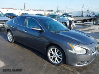 2012 Nissan Maxima 3.5 SV with VIN 1N4AA5AP4CC845873, listed as a IAAI auction lot 41979587 with 108,934 mi miles. Bid and sale history available at carsss.com. Image 1.