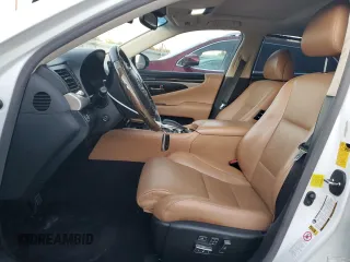 2014 Lexus LS 460 L with VIN JTHGL1EF3E5052370, listed as a Copart auction lot 80641254 with 69,493 mi miles and Salvage Title. Bid and sale history available at DreamBid. Image 7.
