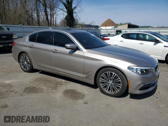 2017 BMW 5 Series 530i with VIN WBAJA5C36HG456508, listed as a Copart auction lot 51534555 with Not Provided miles and Salvage Title. Bid and sale history available at DreamBid. Image 4.