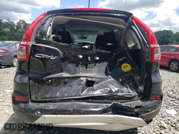 2016 Honda CR-V EX with VIN 2HKRM4H59GH609071, listed as a Copart auction lot 88628355 with 106,859 mi miles and Non Repairable. Bid and sale history available at DreamBid. Image 6.