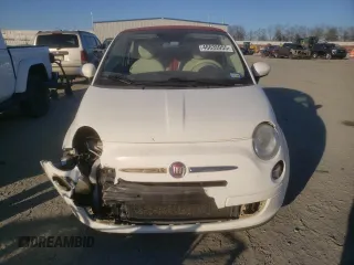 2013 FIAT 500 Pop with VIN 3C3CFFDR7DT741833, listed as a Copart auction lot 46635955 with 213,007 mi miles and Salvage Title. Bid and sale history available at carsss.com. Image 5.