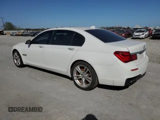 2015 BMW 7 Series 750Li with VIN WBAYE8C52FD782374, listed as a Copart auction lot 48190895 with 98,262 mi miles and Clean Title. Bid and sale history available at carsss.com. Image 2.