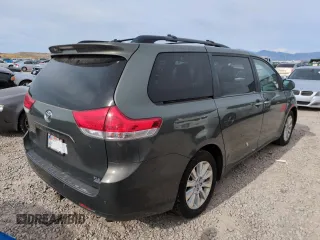 2013 Toyota Sienna XLE with VIN 5TDDK3DC1DS063127, listed as a Copart auction lot 58387015 with 196,574 mi miles and Salvage title. Bid and sale history available at DreamBid. Image 3.