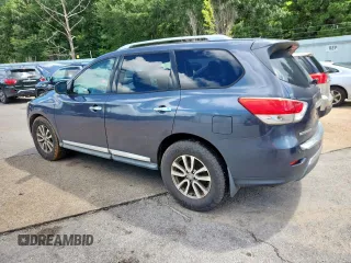 2013 Nissan Pathfinder S with VIN 5N1AR2MN0DC649616, listed as a Copart auction lot 61963615 with 203,051 mi miles and Clean title. Bid and sale history available at DreamBid. Image 2.