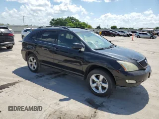 2005 Lexus RX 330 with VIN JTJGA31U550053411, listed as a Copart auction lot 53860305 with 302,850 mi miles and Salvage Title. Bid and sale history available at carsss.com. Image 4.