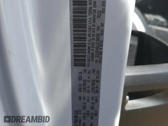 2018 Ram ProMaster Cargo with VIN 3C6URVHGXJE160330, listed as a Copart auction lot 69261504 with 41,299 mi miles and Salvage Title. Bid and sale history available at DreamBid. Image 13.