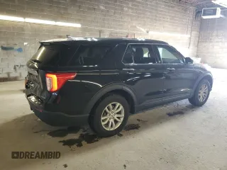 2021 Ford Explorer with VIN 1FMSK8BB6MGA08077, listed as a Copart auction lot 82614854 with 43,278 mi miles and Salvage Title. Bid and sale history available at carsss.com. Image 3.