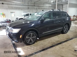 2018 Volkswagen Tiguan SEL z VIN 3VV3B7AX5JM161925, wystawiony jako Copart lot #59114315 z przebiegiem 116 164 mil mil oraz Szkoda całkowita • Salvage title. Historia ofert i sprzedaży dostępna na DreamBid. Obrazek 1.