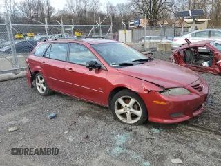 2005 Mazda 6 Sport S with VIN 1YVHP82D455M12407, listed as a Copart auction lot 86818114 with Not Provided miles and Salvage Title. Bid and sale history available at DreamBid. Image 4.